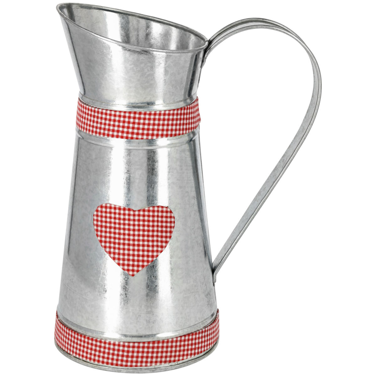 Lattiera Bene; 13.5x15x31 cm (LxLxH); metallo antico/rosso