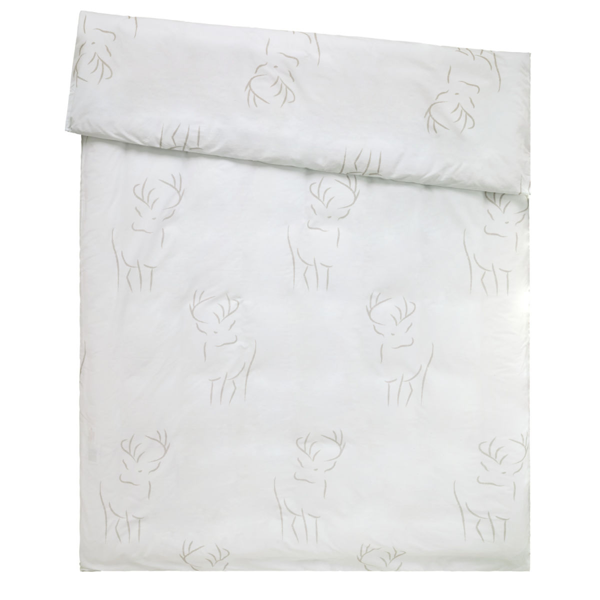 Copripiumino  Hirschegg ERWIN M.; 160x210 cm (LxL); bianco crema/beige