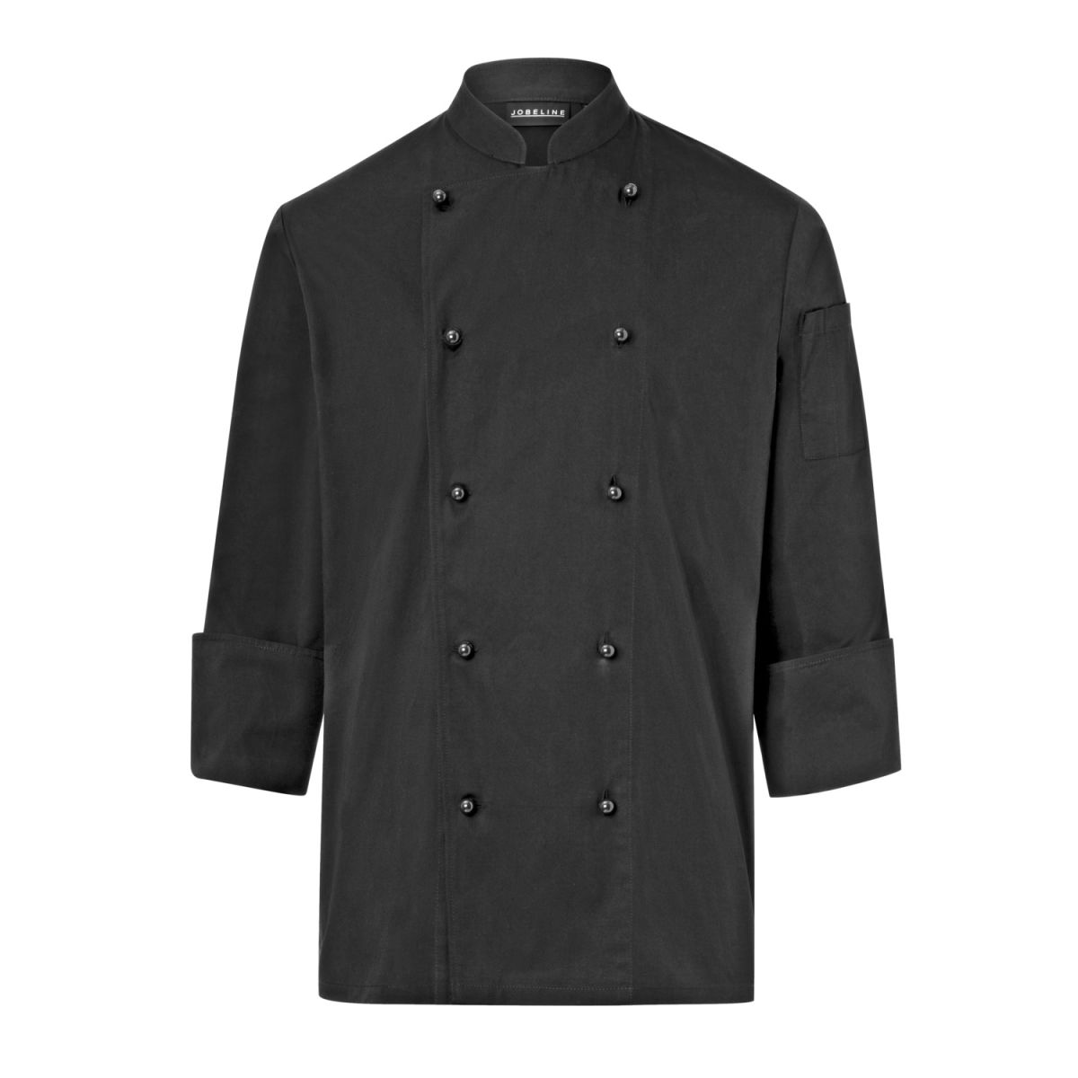 Chaqueta de cocina para hombre Milan manga larga JOBELINE; Talla 54; negro