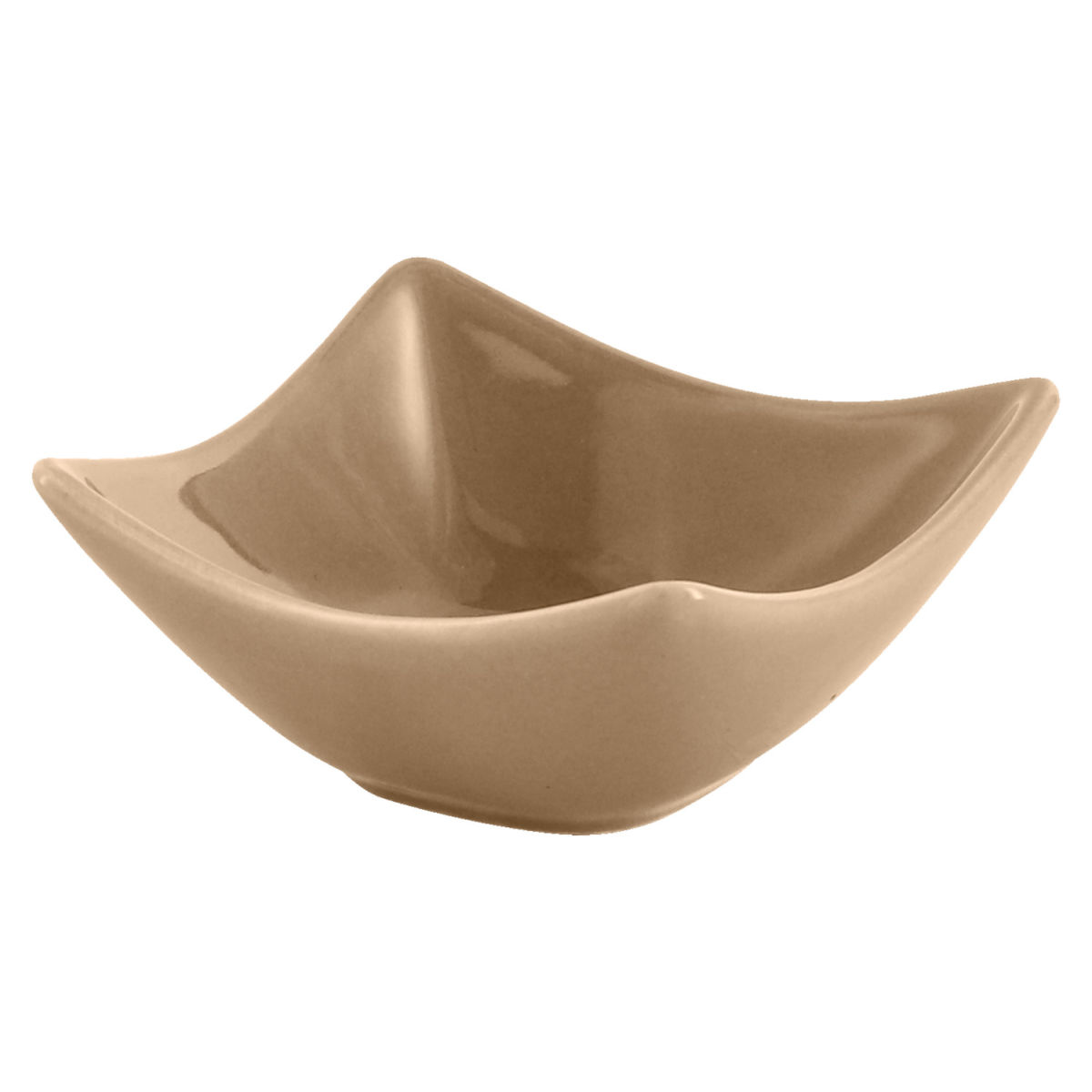 VEGA Miniskål Topp; 5 cl, 7.5x7.5x3.5 cm (LxBxH); Beige; 12 Styck / Förpackning