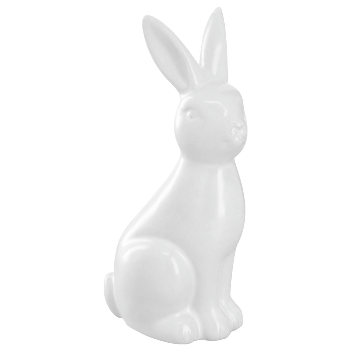 Decorazione con coniglietto pasquale Conny; 5.5x4.5x12 cm (LxLxH); bianco