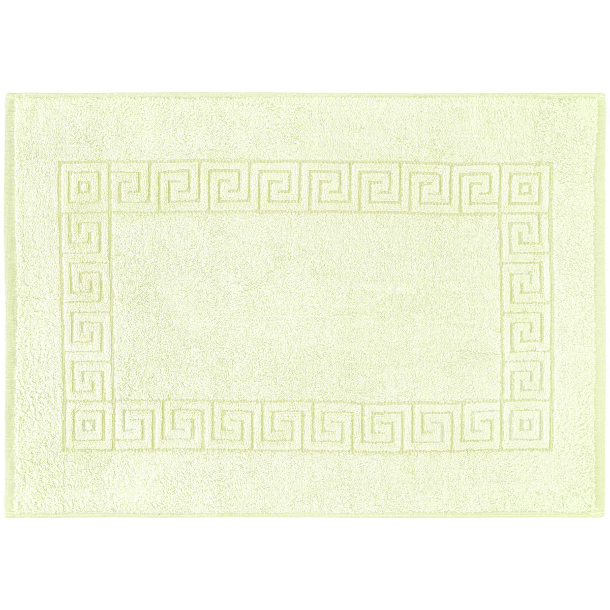 PULSIVA Badematte Athen mit Borte 50x70 cm (BxL); gelb
