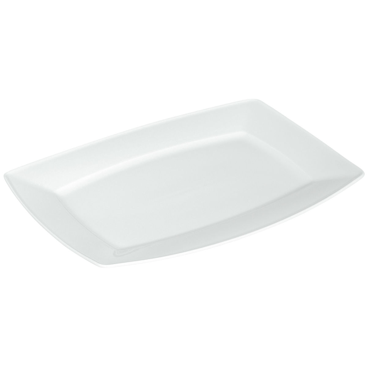 VEGA Servierplatte Melbourne flach 32x22x2.6 cm (LxBxH); weiß; rechteckig; 6 Stück / Pack