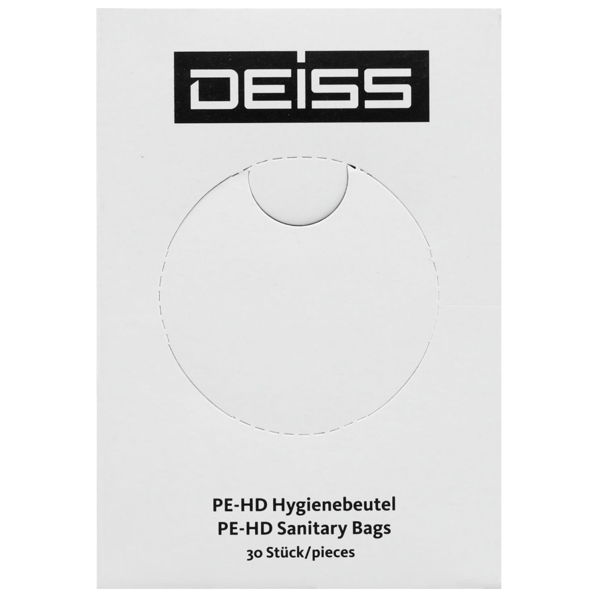 Sacchetti igienici Minty in plastica Deiss; 8.7x12.5x0.18 cm (LxHxP); bianco; rettangolare; 30 sacchetto / confezione