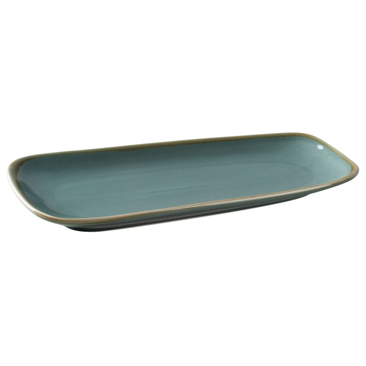 Piatto Glaze 2.0 PULSIVA; 33.5x17x4 cm (LxLxH); blu; rettangolare; 4 pz. / Pacco