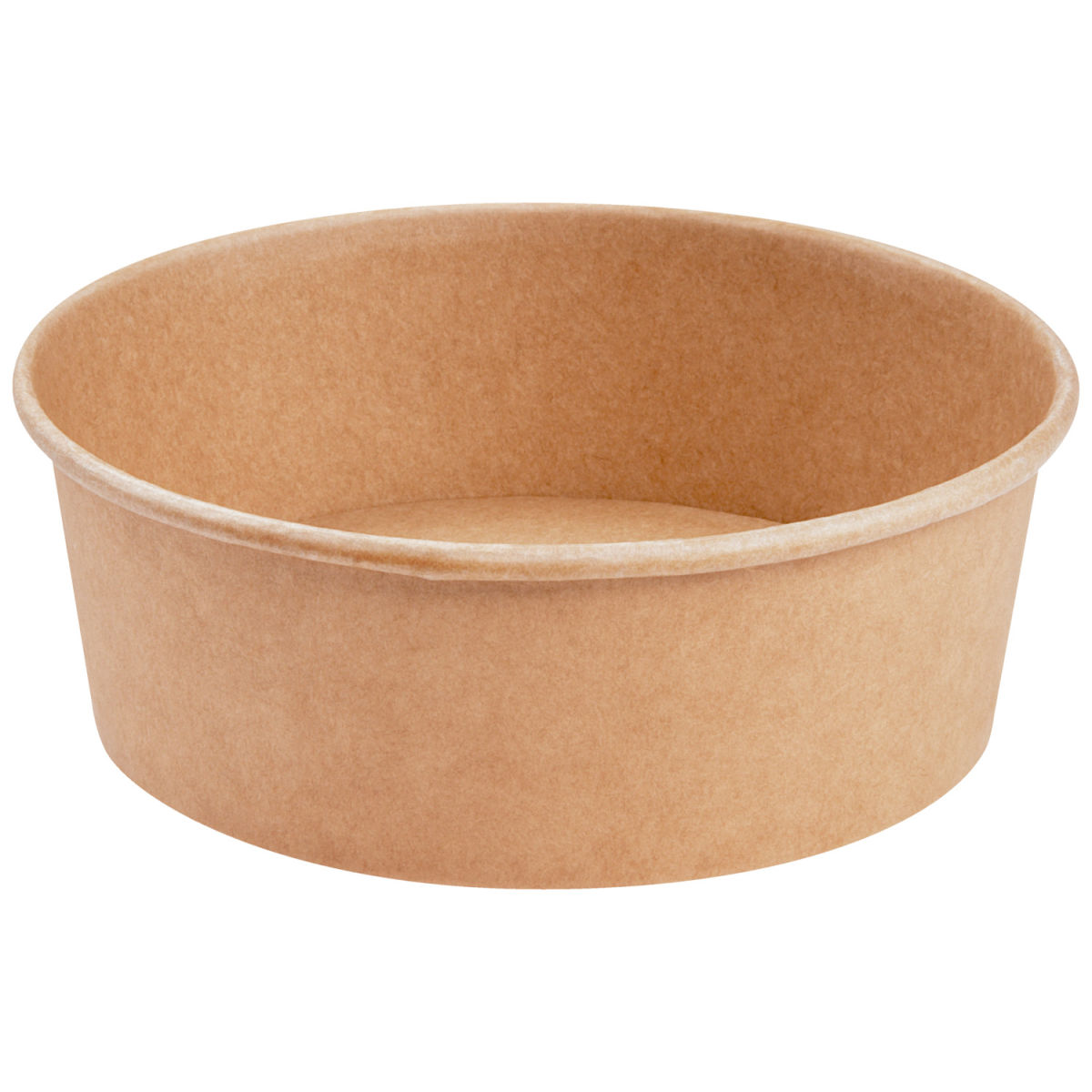 Insalatiera Carta 1300 ml PAP FSC® Mix/PE per to-go e da asporto WIMEX; 1500 ml, 18.5x6.7 cm (ØxH); marrone; 50 pz. / Pacco