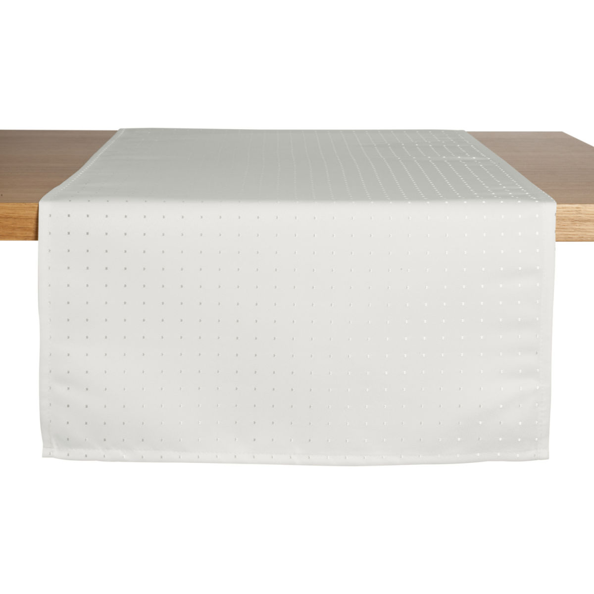 ERWIN M. Tischläufer Nito 50x130 cm (BxL); weiß; rechteckig