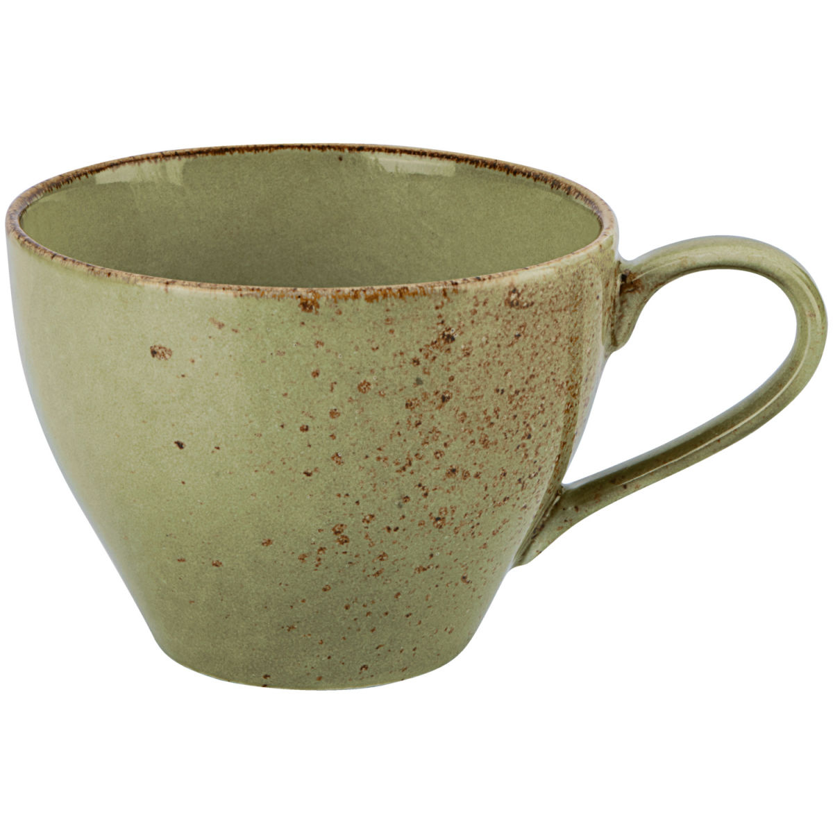 Tazza cappuccino Palana VEGA; 240 ml, 9.3x6.8 cm (ØxH); verde lime; 6 pz. / Pacco