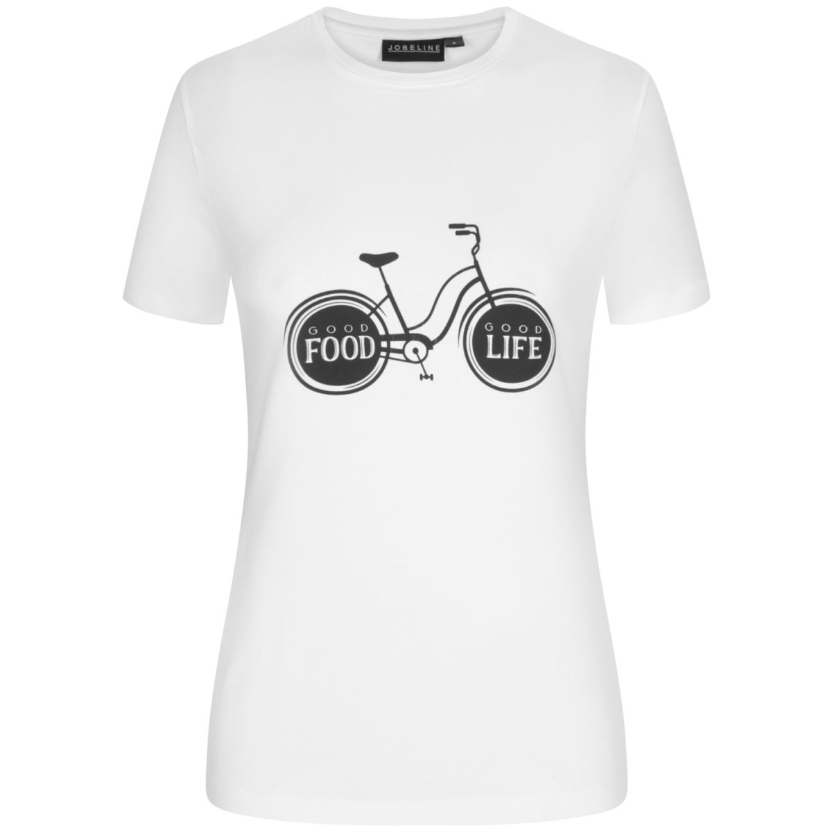 T-shirt da donna Bike JOBELINE; Taglia XS; bianco