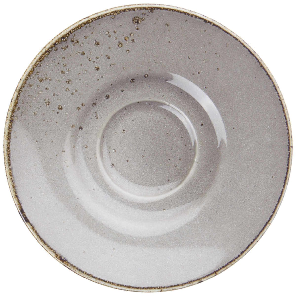 VEGA Espresso-Untertasse Palana 12.4 cm (Ø); grau; rund; 6 Stück / Pack