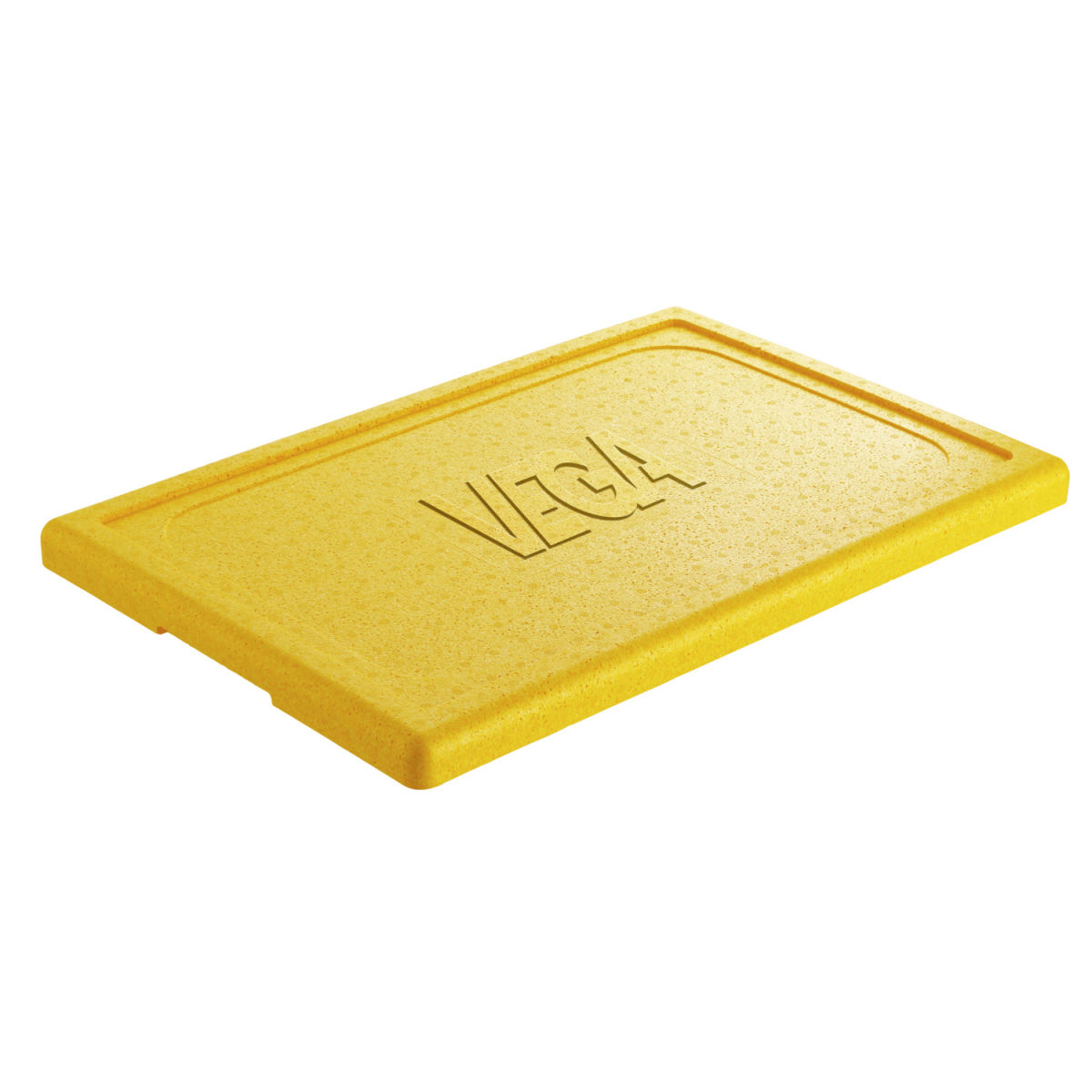 PULSIVA Deckel zu Transportboxen 60x40x3.5 cm (LxBxH); gelb