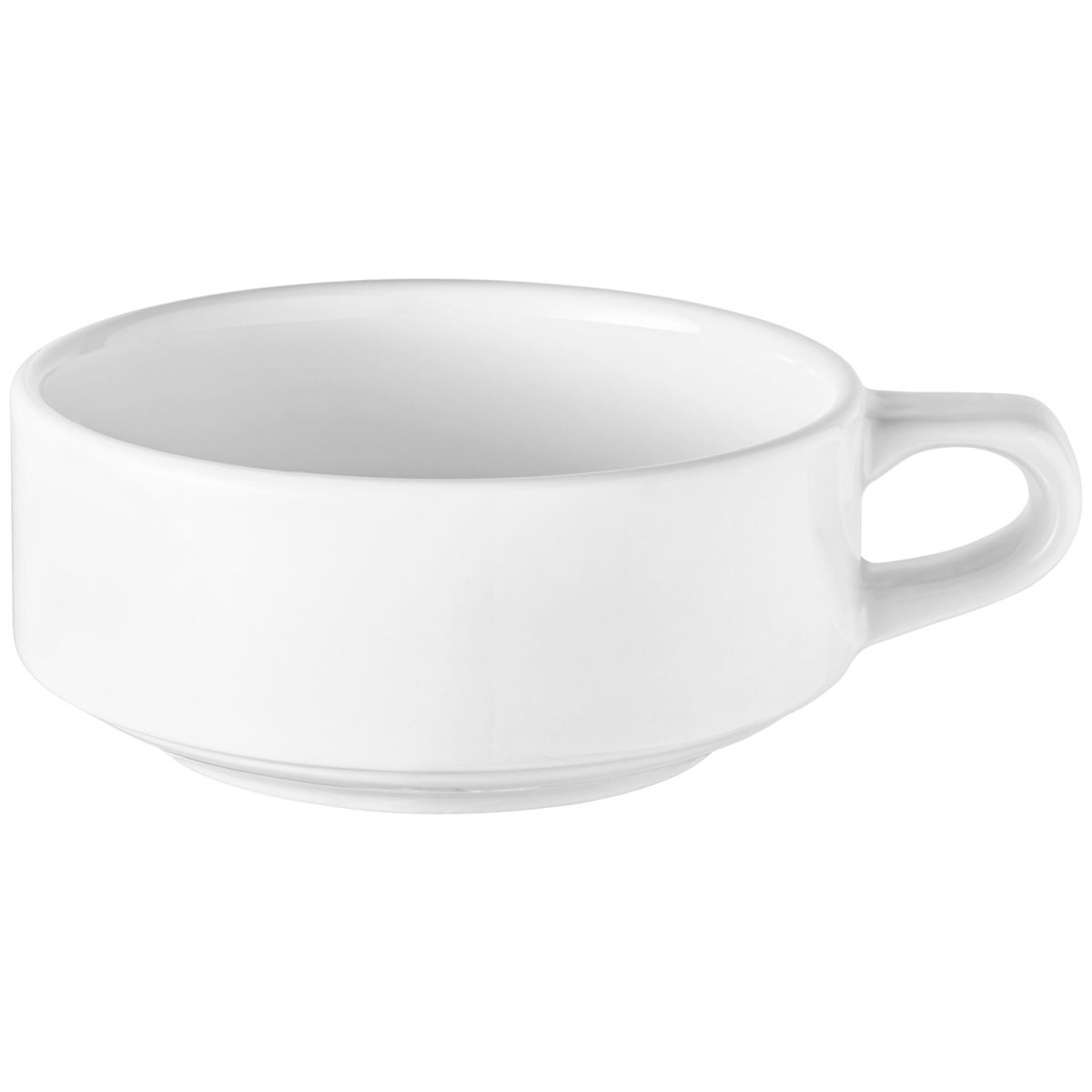 Vega Theekop Base; 200 ml, 10x4.6 cm (&Oslash;xH); wit; 6 stuk / verpakking