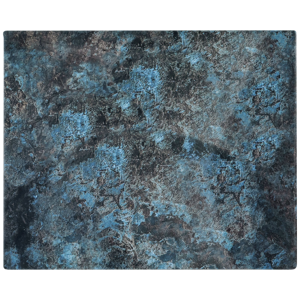 Piatto Tusa VEGA; Misura GN 1/2, 32.5x26.5x1.5 cm (LxLxH); nero/blu scuro; rettangolare; 2 pz. / confezione