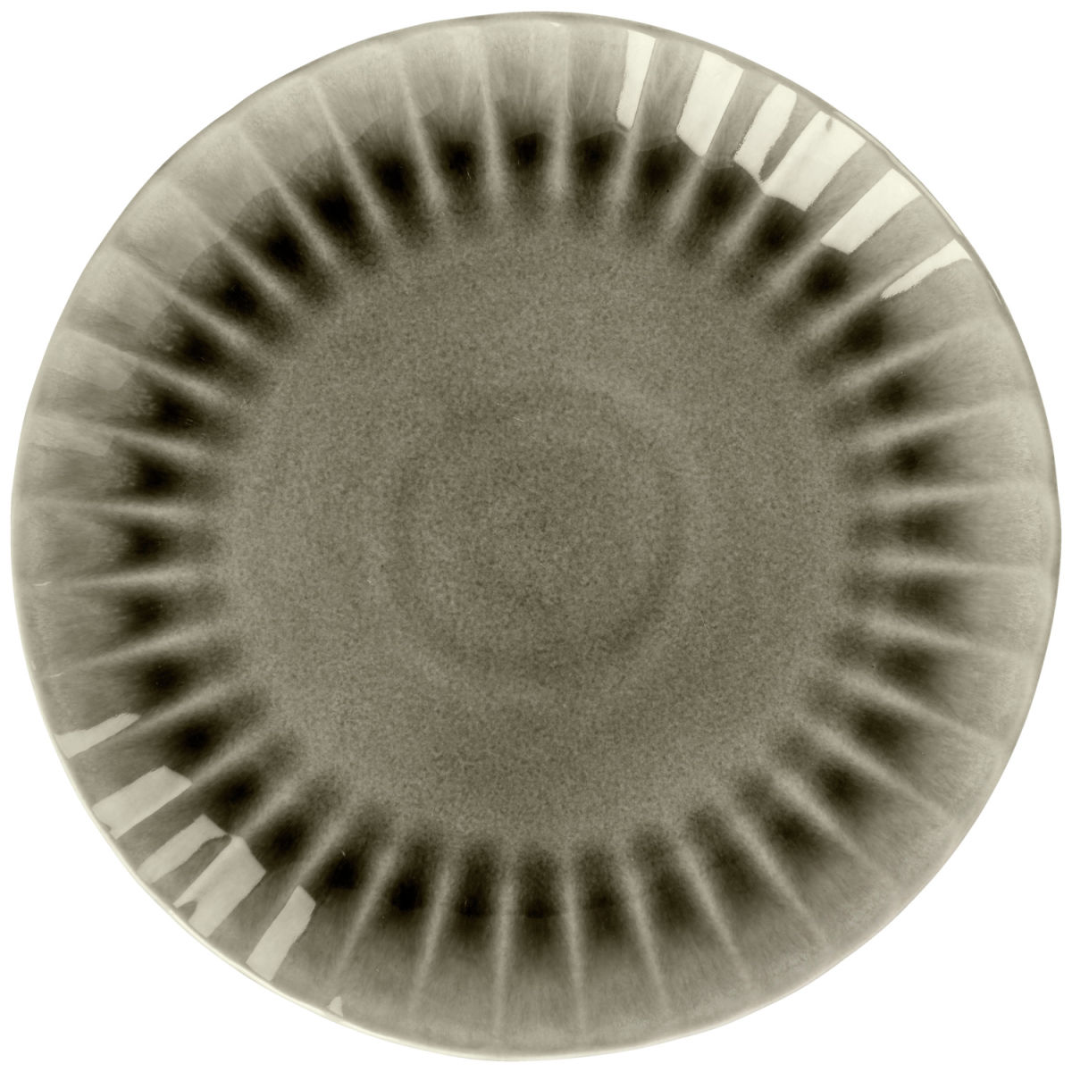 VEGA Teller Flora flach 26.6x3.1 cm (ØxH); grau; rund; 4 Stück / Pack