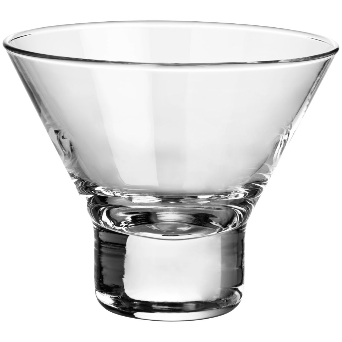 Copa de helado Petra Pasabahçe; 230ml, 10.7x8.6 cm (ØxAt); transparente; cónica; 12 pz. / Paquete