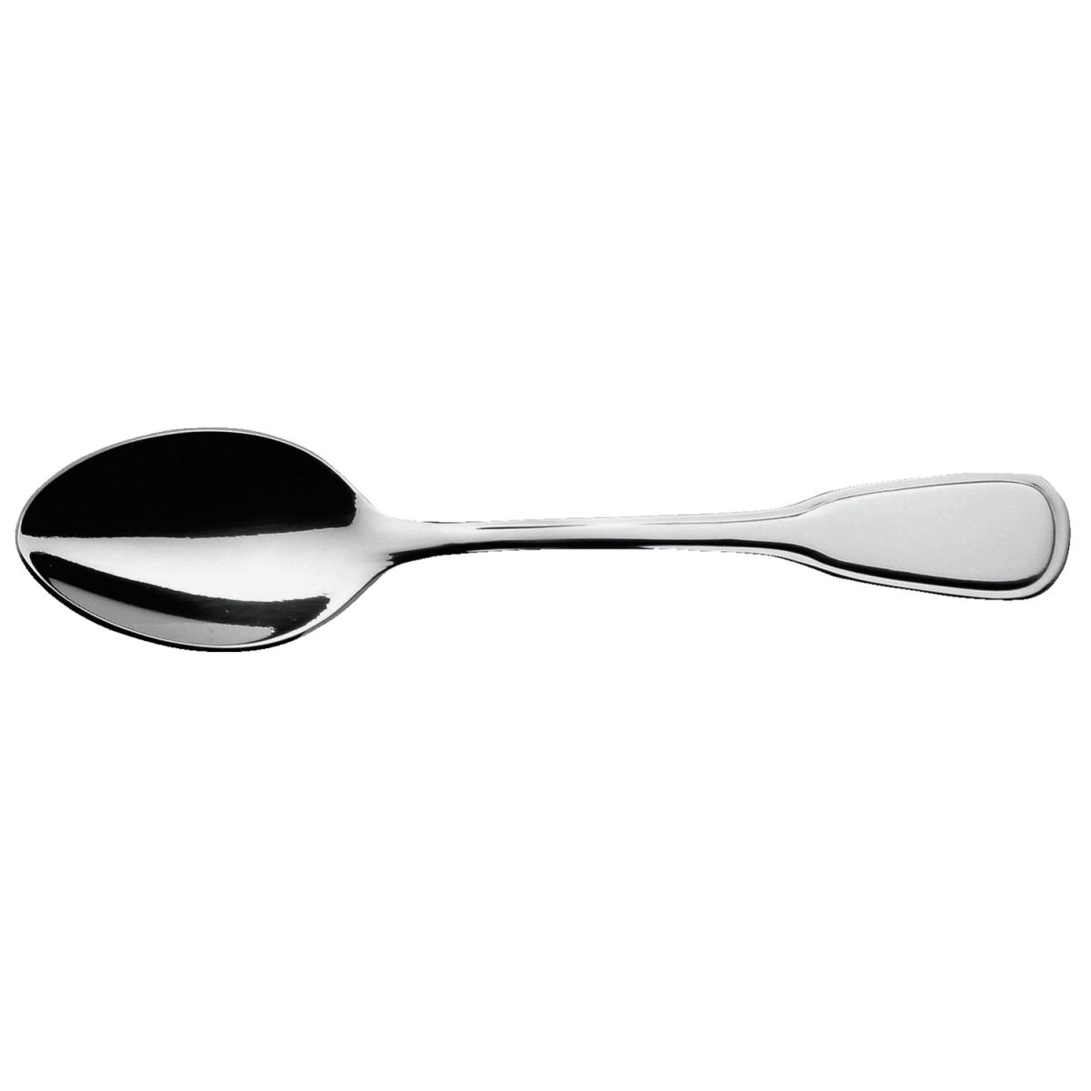 VEGA Mokka-/Espressolöffel Spaten 11.1 cm (L); silber, Griff silber; 12 Stück / Pack