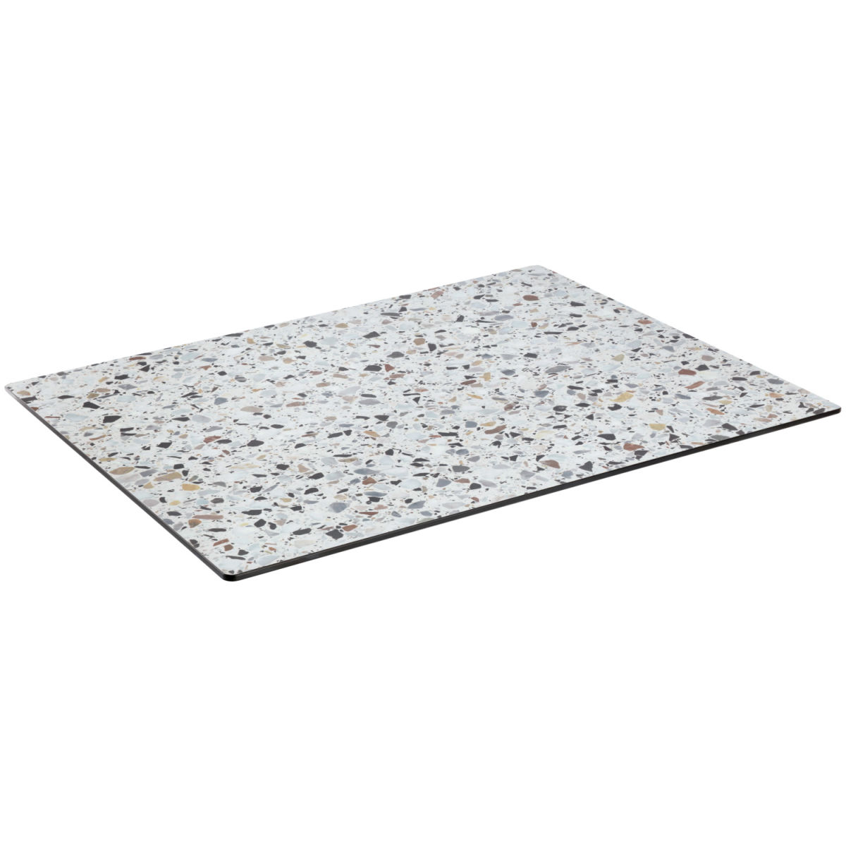 VEGA Outdoor Tischplatte Lift rechteckig 120x68 cm (LxB); terrazzo; rechteckig