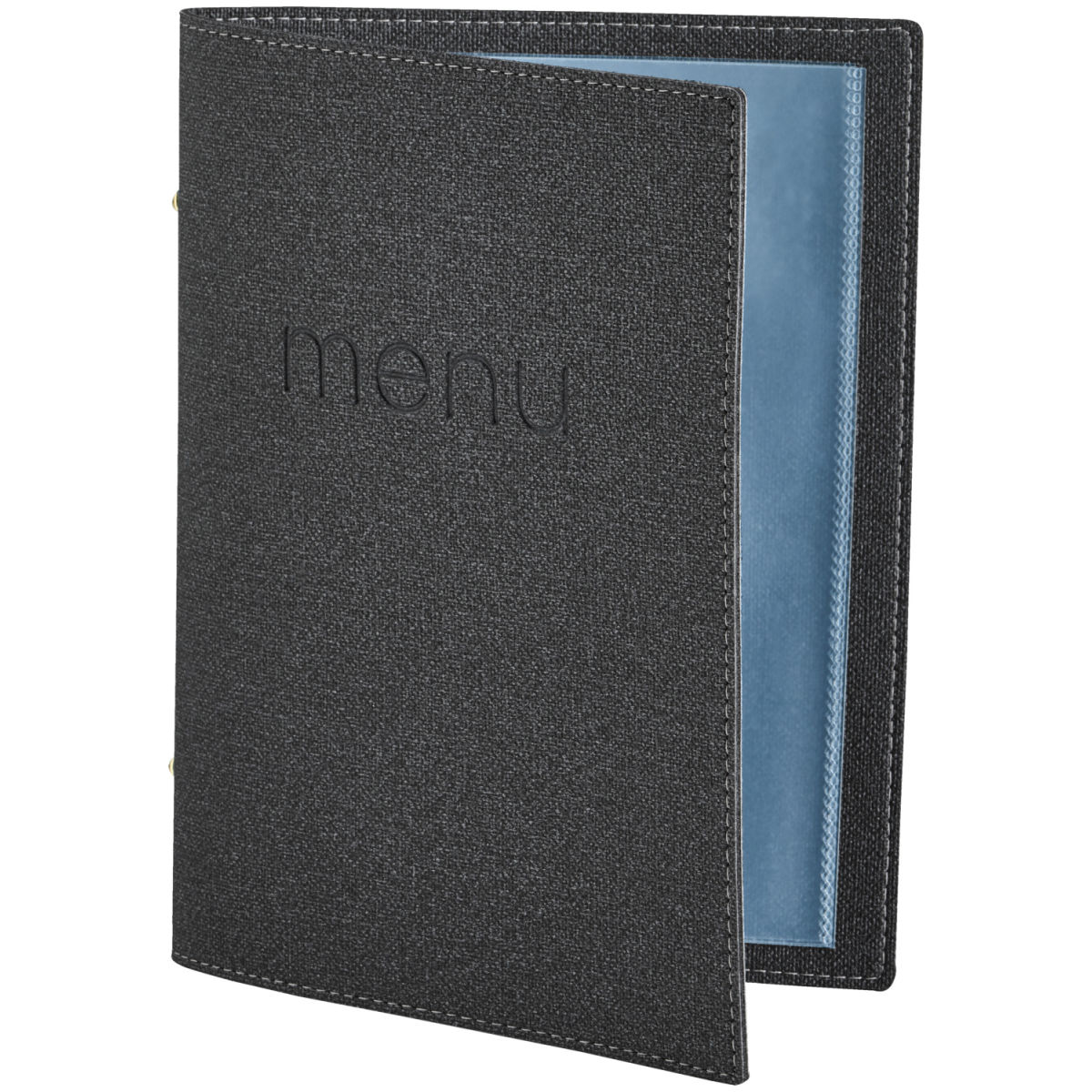 VEGA Speisekarte Softcover Parksville A4, mit Prägung MENU DIN A4, 23.5x32.5 cm (BxH); anthrazit