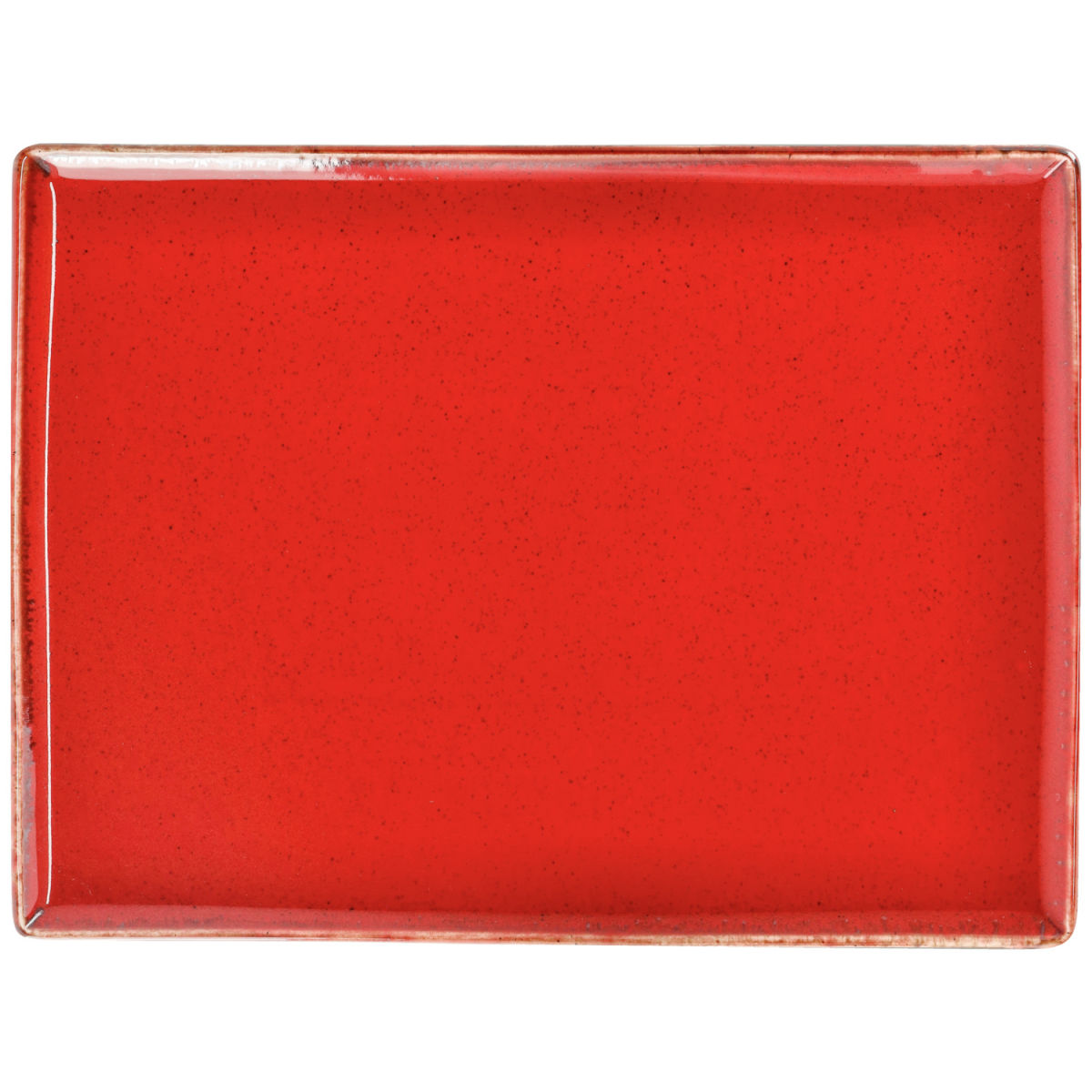 Fuente Sidina rectangular VEGA; 35x26x2 cm (LgxAnxAt); rojo; rectangular; 2 pz. / Paquete
