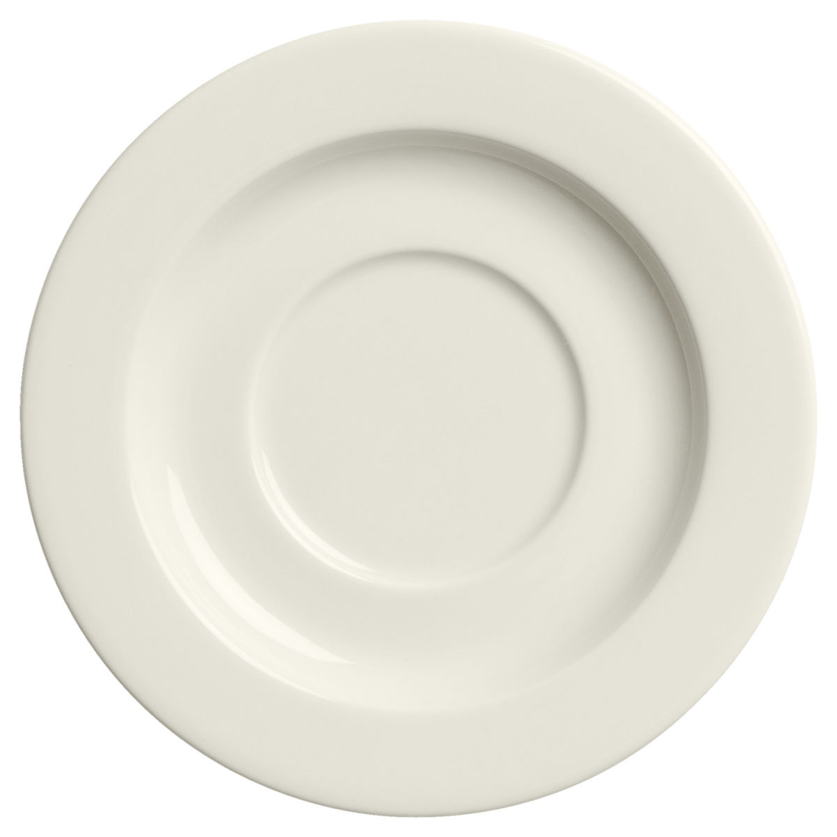 6x VEGA Piattino sotto consommé/tè Opus con bordo; 17x2 cm (ØxH); avorio; 6 pz. / Pacco