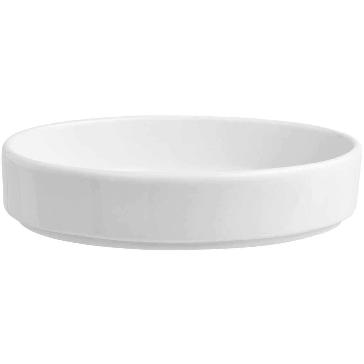 VEGA Auflaufform Base 450 ml, 18x13.6x4 cm (LxBxH); weiß; oval; 4 Stück / Pack