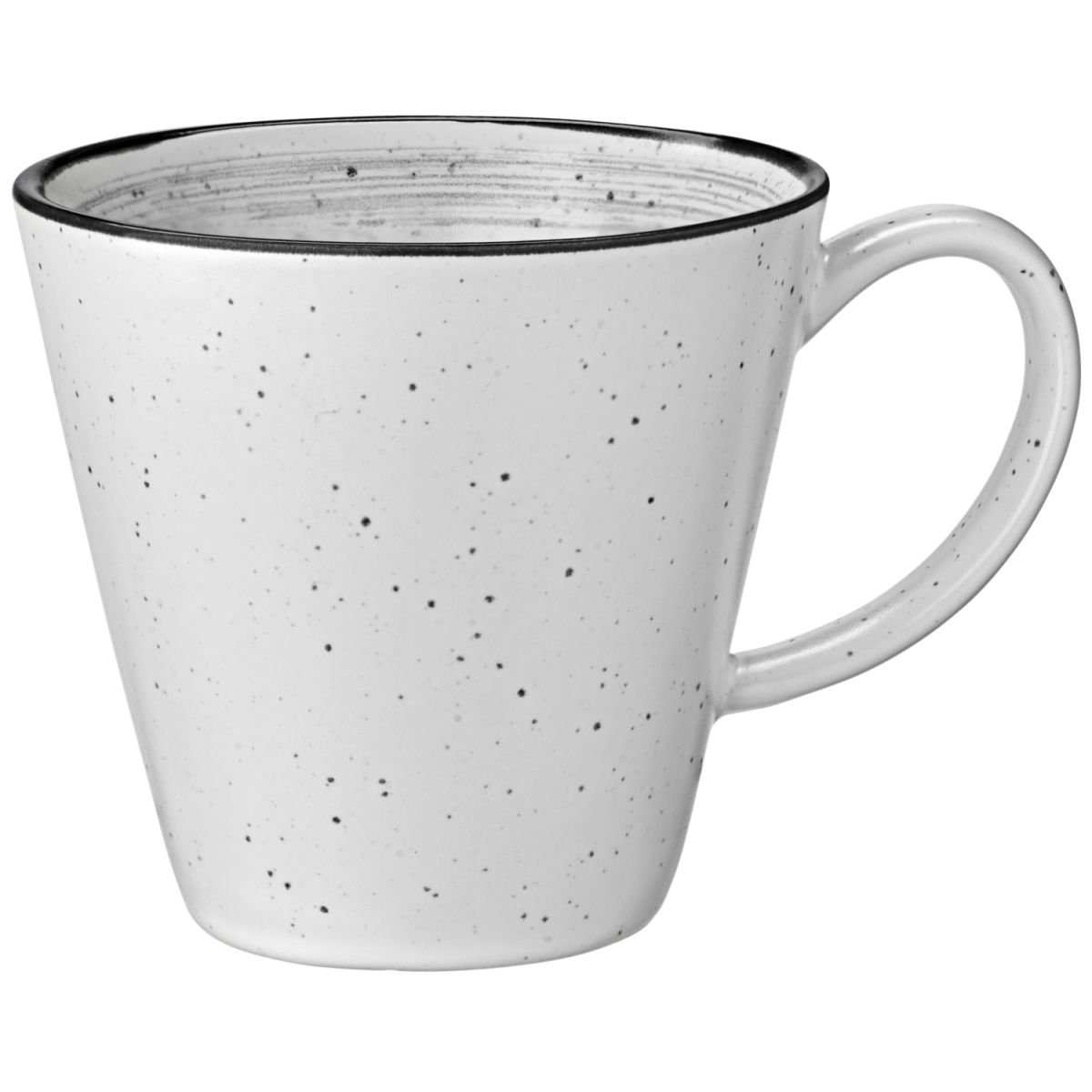 VEGA Espressotasse Fungio 100 ml, 6x5.5 cm (ØxH); weiß/schwarz; rund; 6 Stück / Pack