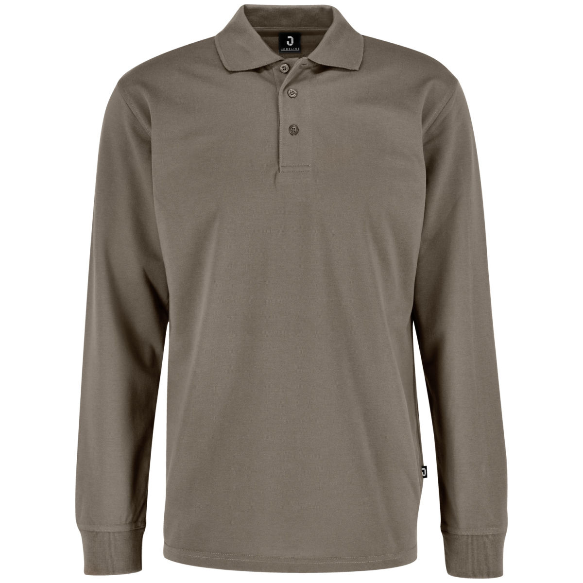 Polo da uomo Fly Manica lunga CH JOBELINE; Taglia 2XL; tortora