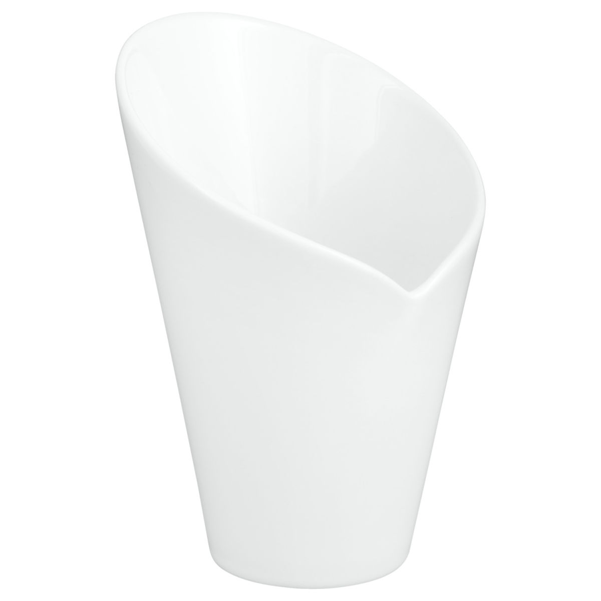 VEGA Pommesschale Ellis 130 ml, 8.5x8x12.5 cm (LxBxH); weiß; kegelförmig; 4 Stück / Pack