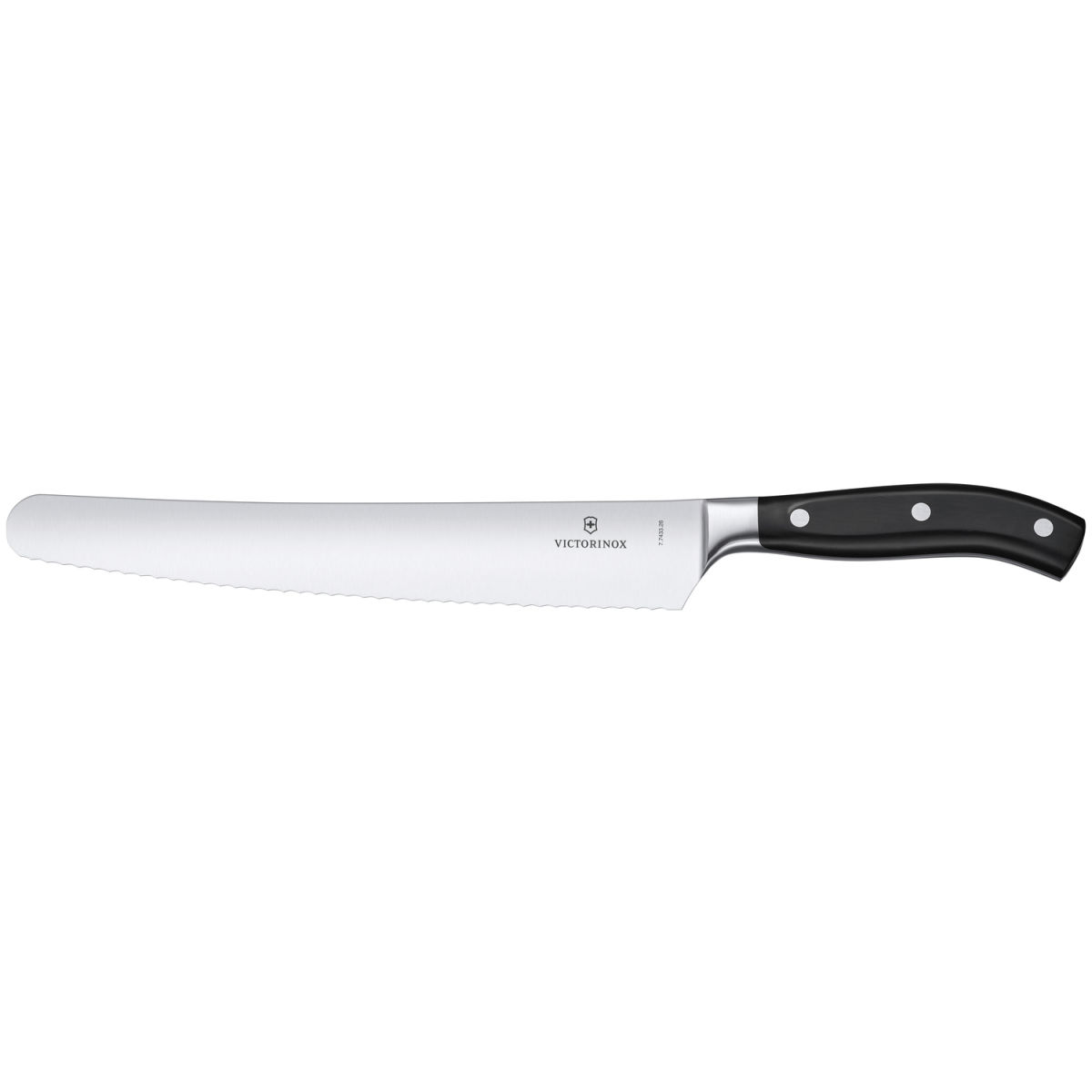 Victorinox Brood- en banketmes Grand Ma&icirc;tre, gekarteld; Lemmetlengte 26 cm, 40.6 cm (L); zilver/zwart