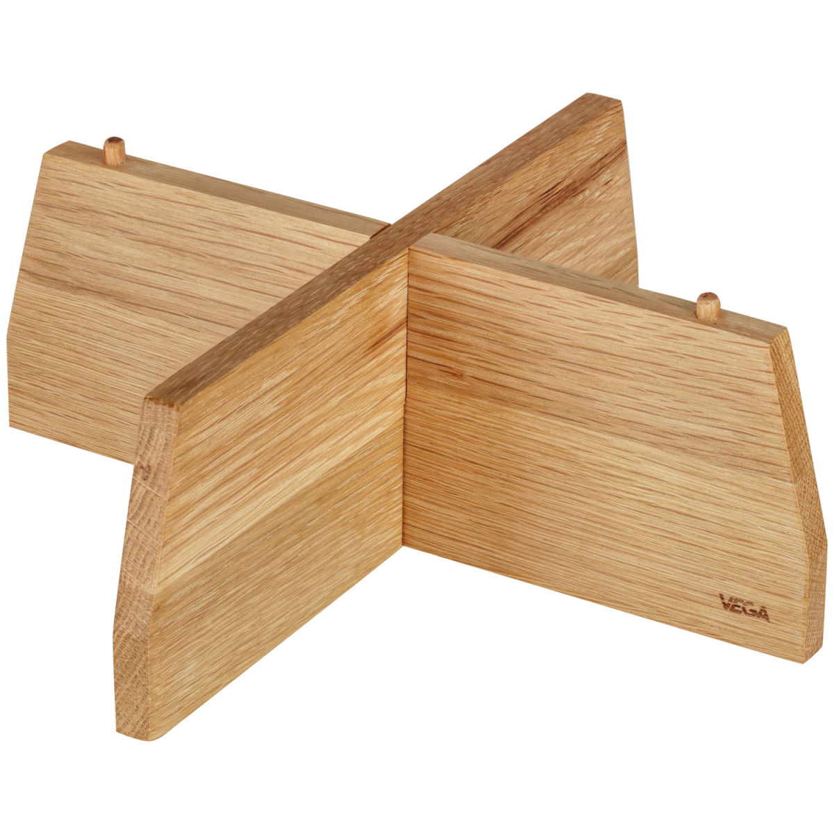 Elemento base  Fenra VEGA; 25x25x9.15 cm (LxLxH); quercia