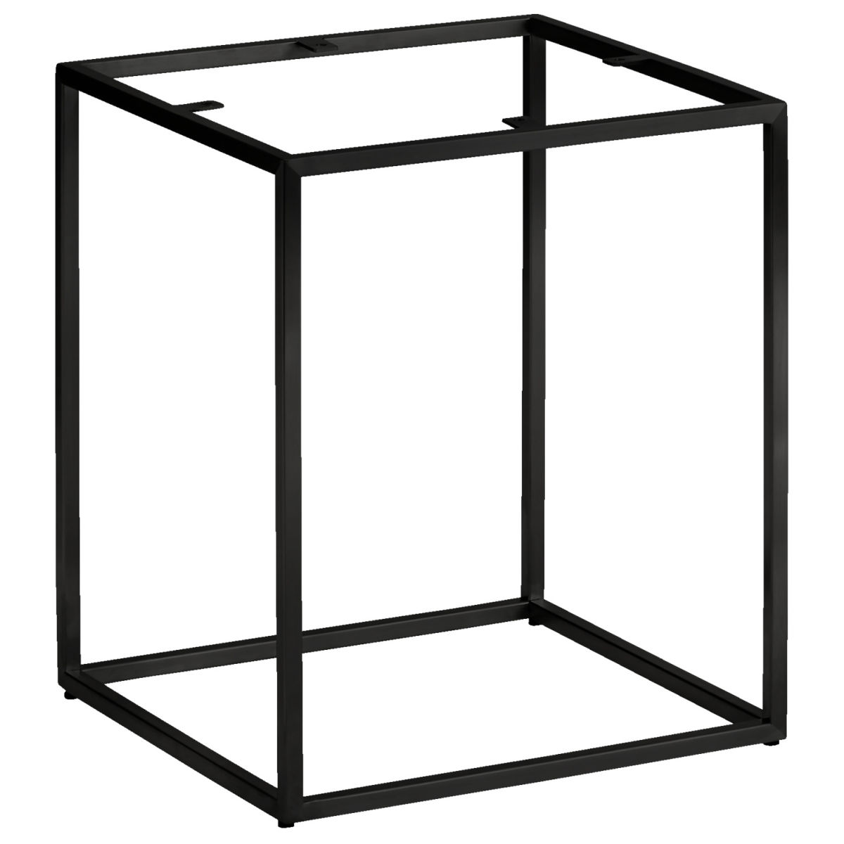Vega Loungetafel onderstel Condor; 40x40x47 cm (BxDxH); zwart