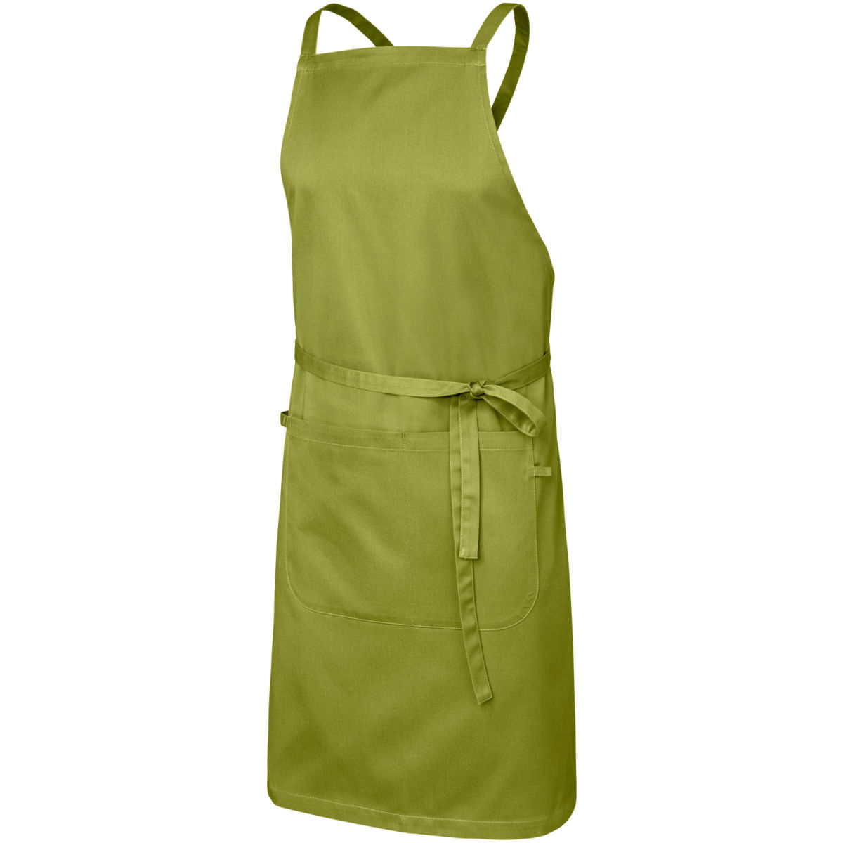 Delantal con peto Botero Liso 88x100 cm JOBELINE; 88x100 cm (LgxAn); verde musgo
