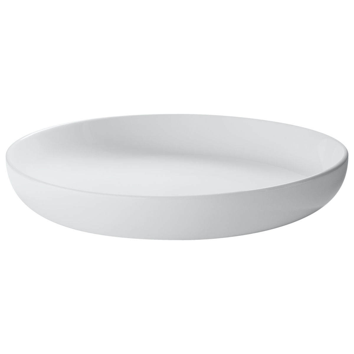 PULSIVA Diep bord Guscia; 800 ml, 22.4x4.3 cm (&Oslash;xH); wit; rond; 6 stuk / verpakking