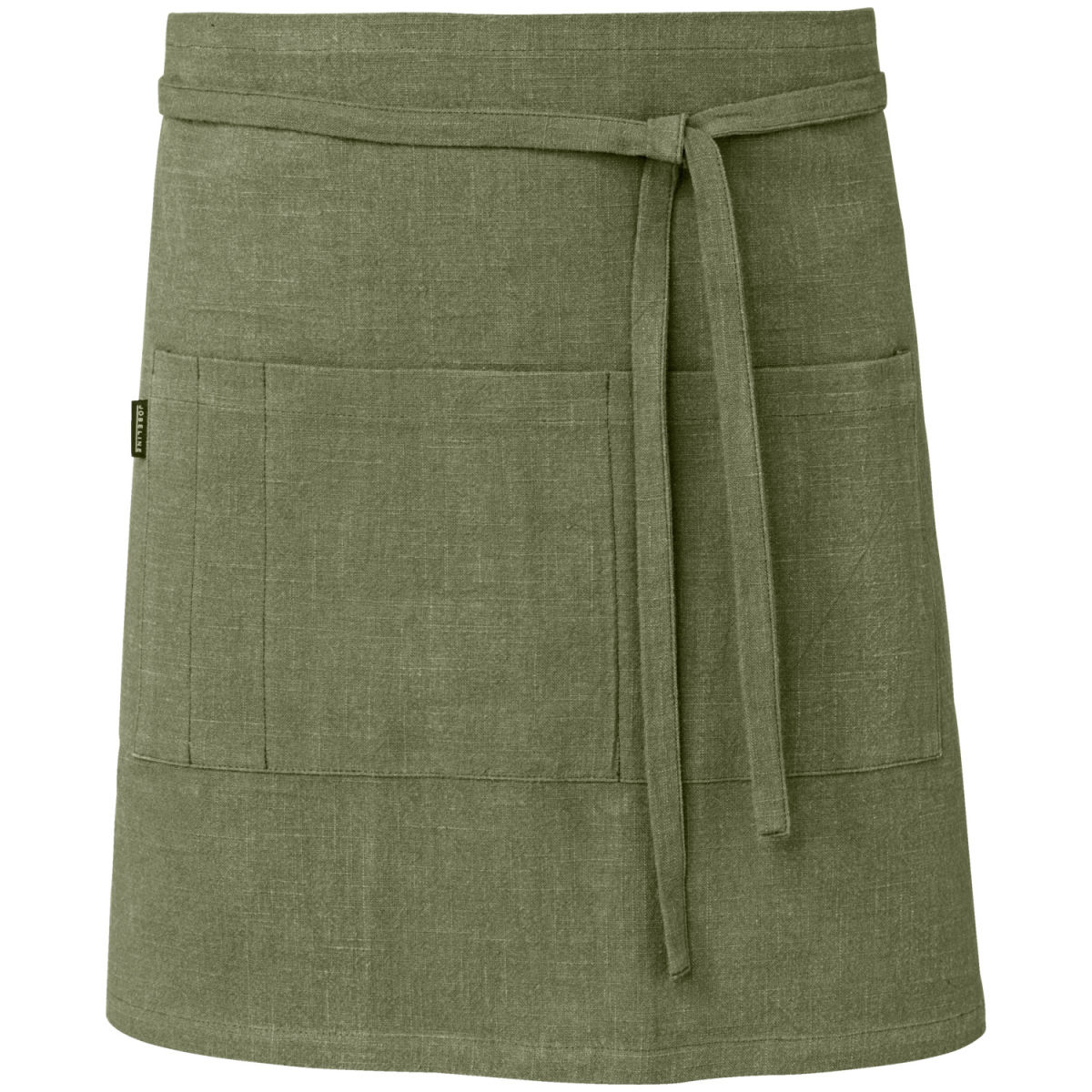 Grembiule Ramie 45x80 JOBELINE; 45x80 cm (LxL); verde oliva