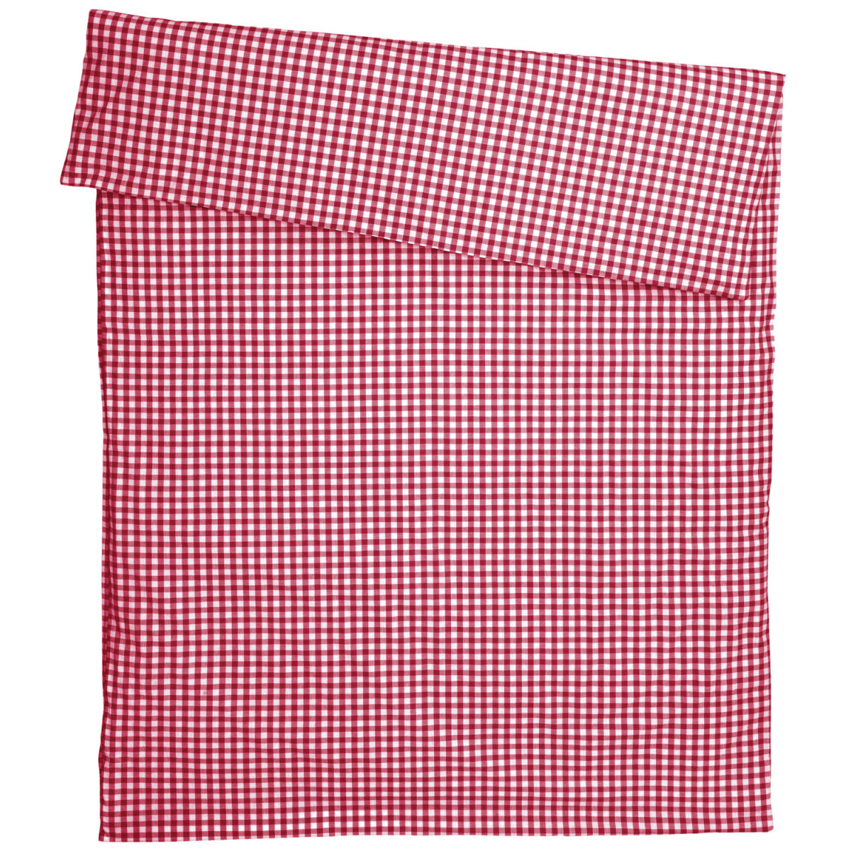 Copripiumino a quadri Tux ERWIN M.; 140x200 cm (LxL); rosso