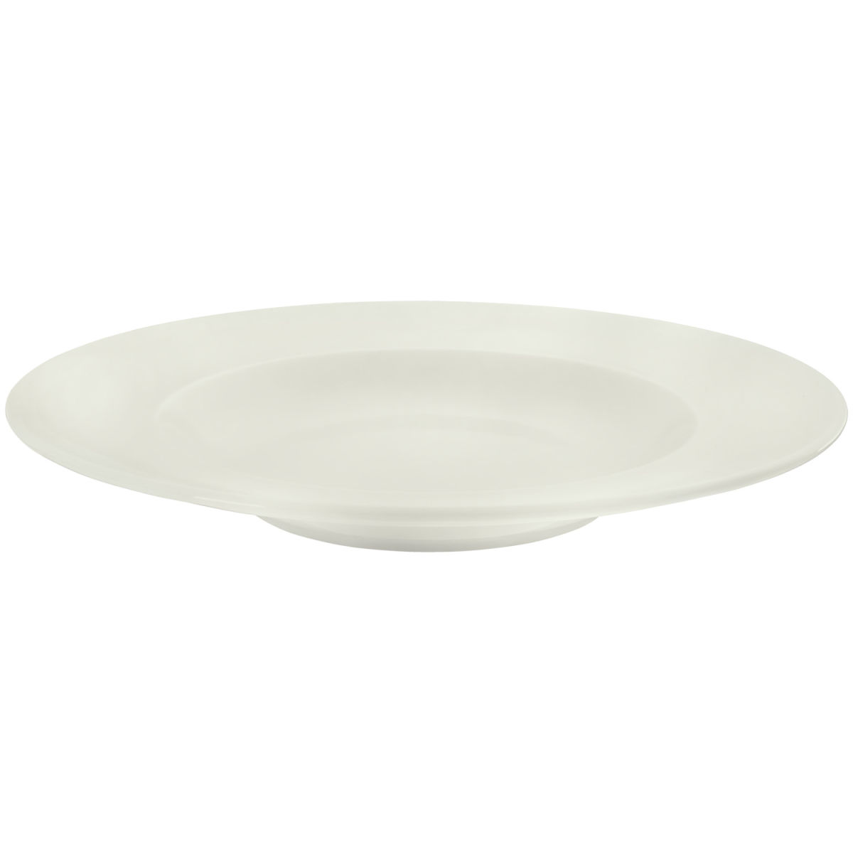 Vega Pastabord Opus met rand; 580ml, 30x4 cm (ØxH); ivoor; rond; 4 stuk / verpakking