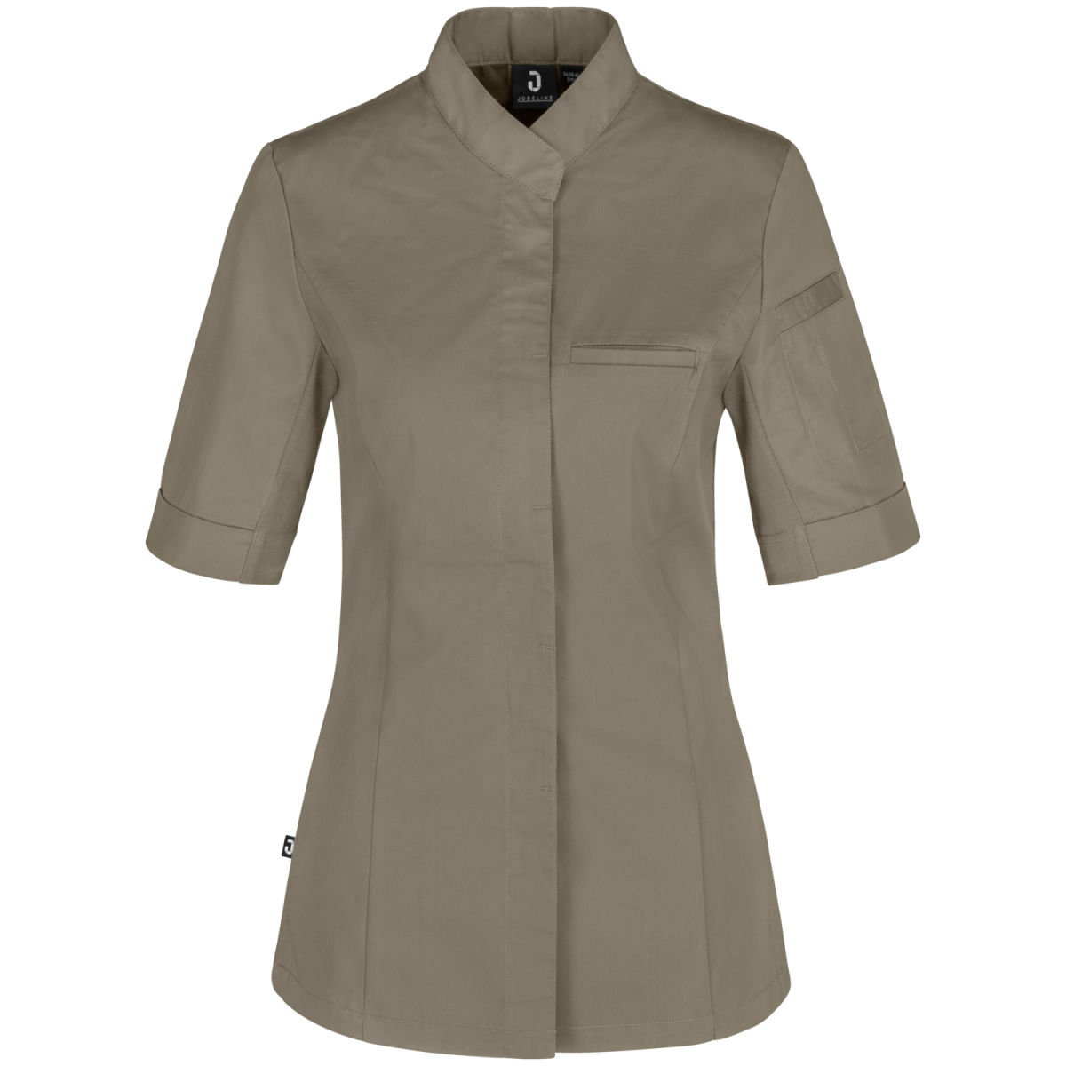 JOBELINE Damen Kochjacke Marco Kurzarm Kleidergröße 50; taupe