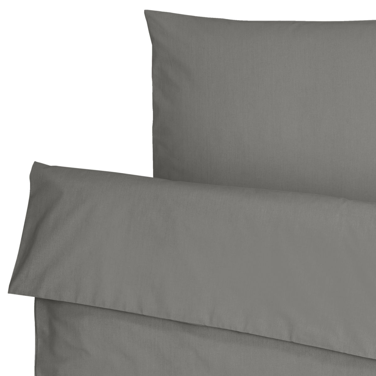 Coordinato Siena chiusura a sacco per hotel ERWIN M.; 160x210 cm (LxL), 65x100 cm (LxL); grigio