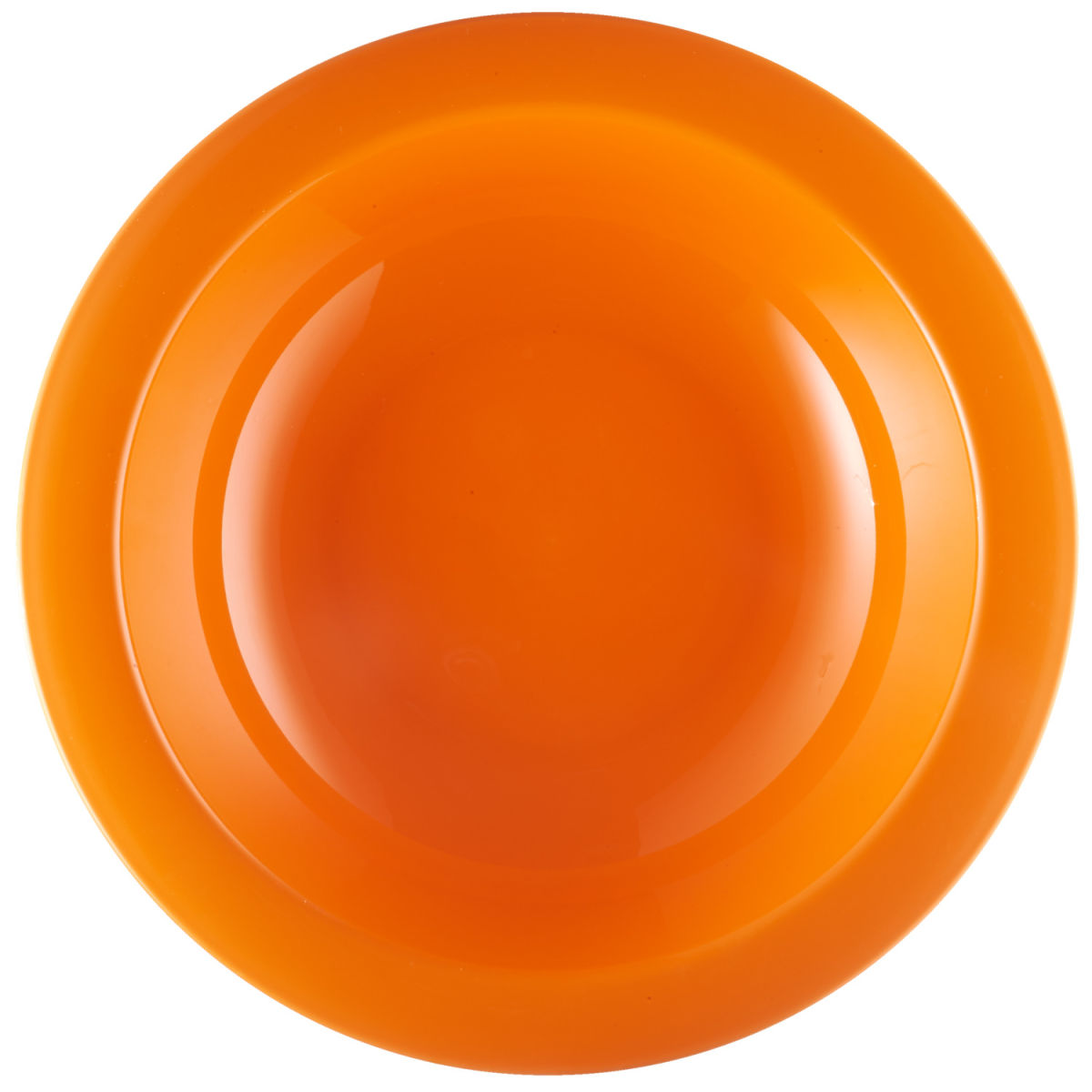 Waca Diep bord Colora; 500 ml, 21.6 cm (Ø); oranje; rond; 5 stuk / verpakking