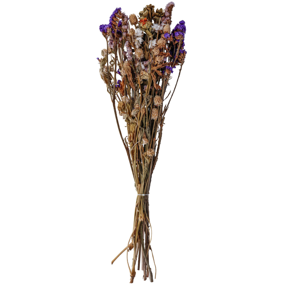 Fascio di fiori secchi Mai VEGA; 60 cm (L); lilla/rosa/giallo/verde