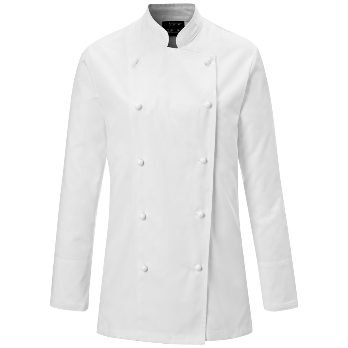 Chaqueta de cocina para mujer Pauline manga larga PULSIVA; Talla 36; blanco