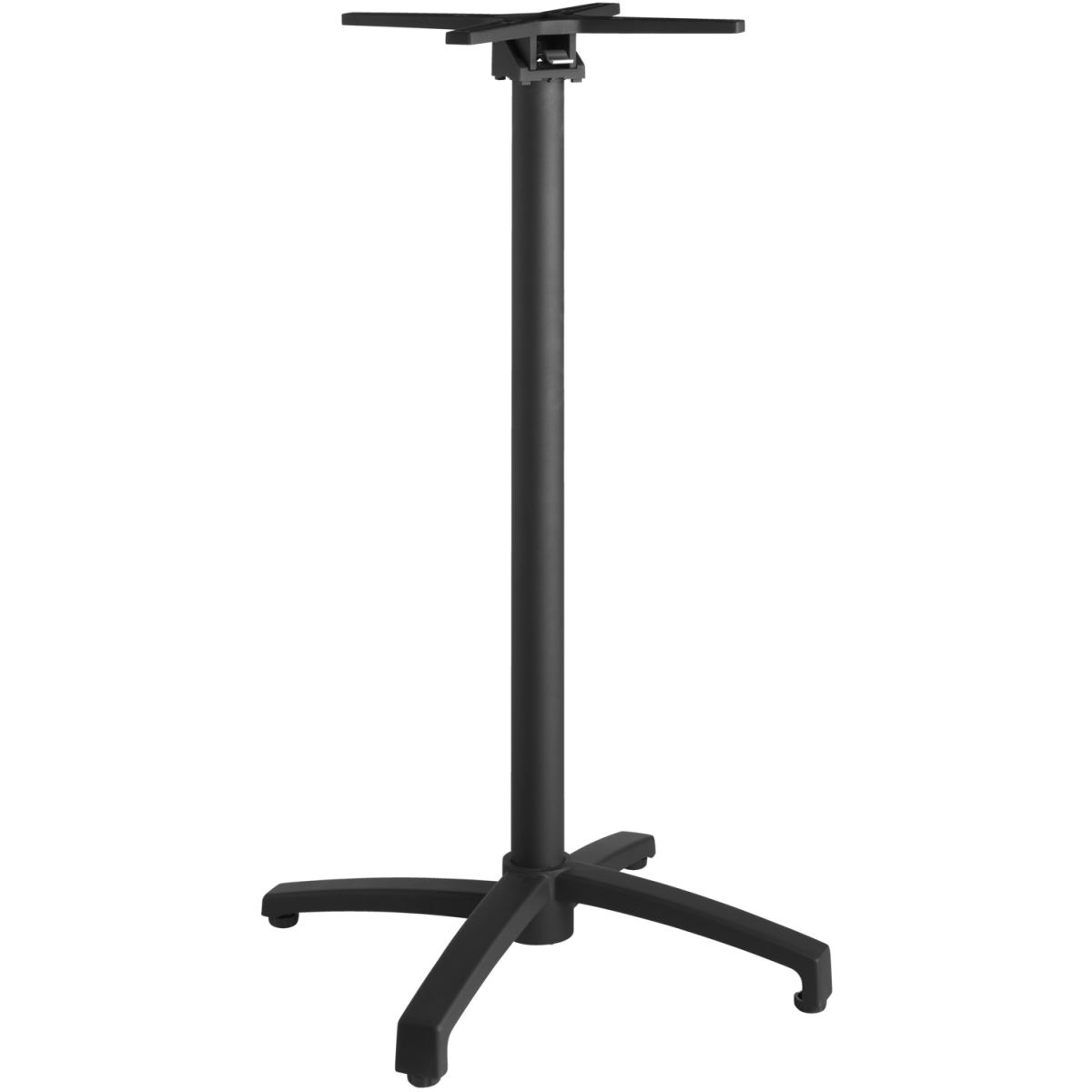 Base tavolo Alu VEGA; 66x66x108 cm (LxLxH); nero