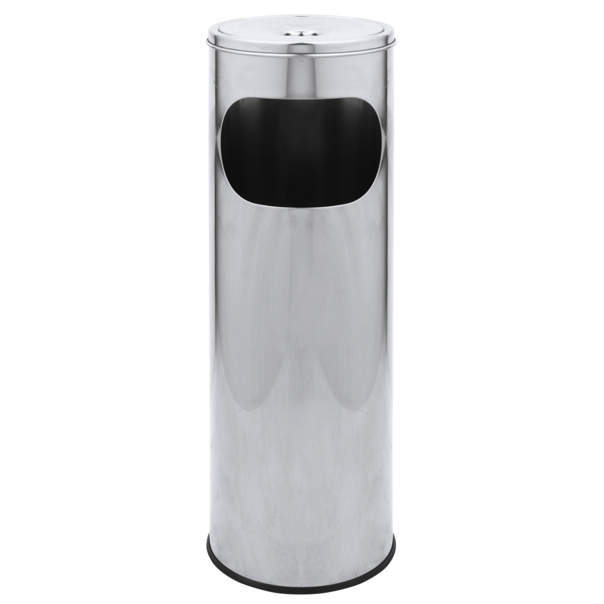 PULSIVA Golvaskkopp Garam; 10 l, 20.5x58.5 cm (ØxH); Silverfärg; Rund