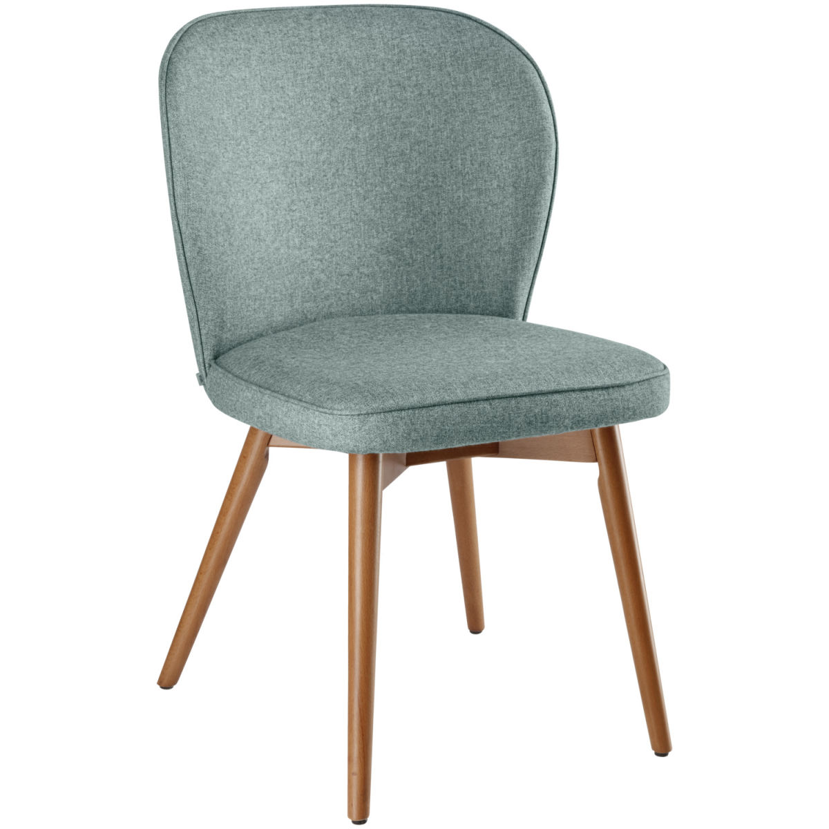 Sedia Lian VEGA; 56x58x86 cm (LxPxH); seduta blu chiaro, struttura naturale; 2 pz. / confezione