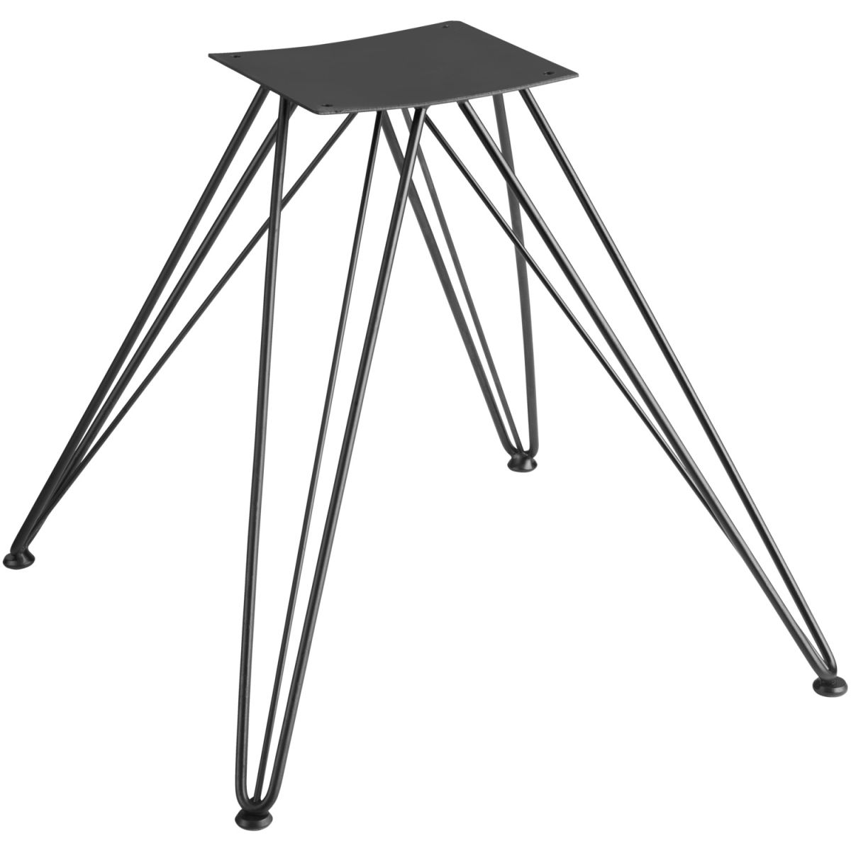 VEGA Stuhlgestell Milaria Metall 46x51x42.5 cm (BxTxH); schwarz; 2 Stück / Pack