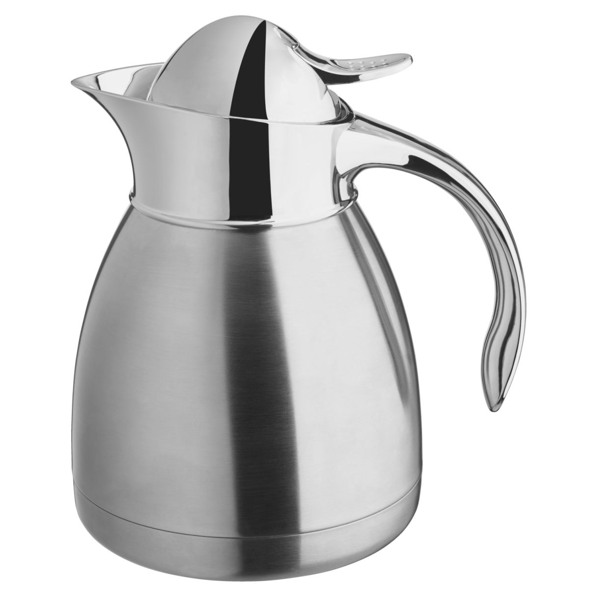 VEGA Isolierkanne Gerro 1 l, 13.6x19.5 cm (ØxH); silber; kegelförmig
