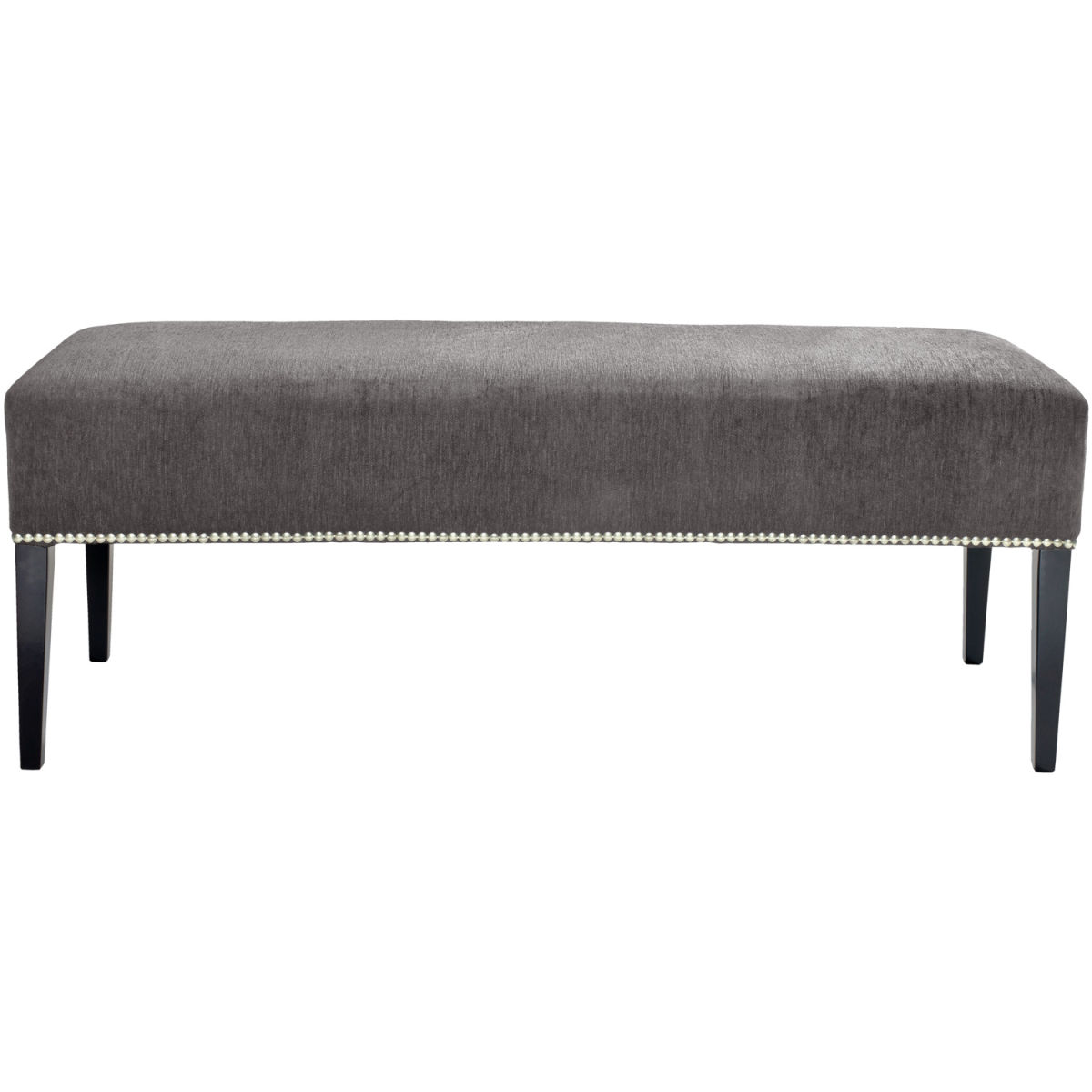 Banco de 2 plazas Teatro VEGA; 122x42x48 cm (AnxProfxAt); Asiento marrón pardo, Estructura negro