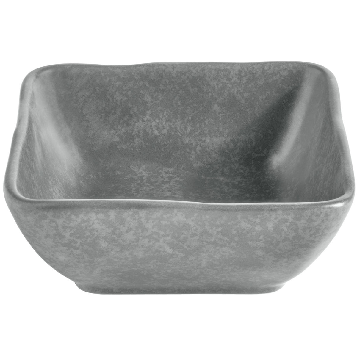 VEGA Schälchen Arona 200 ml, 9.5x9.5x4 cm (LxBxH); anthrazit; quadratisch; 6 Stück / Pack