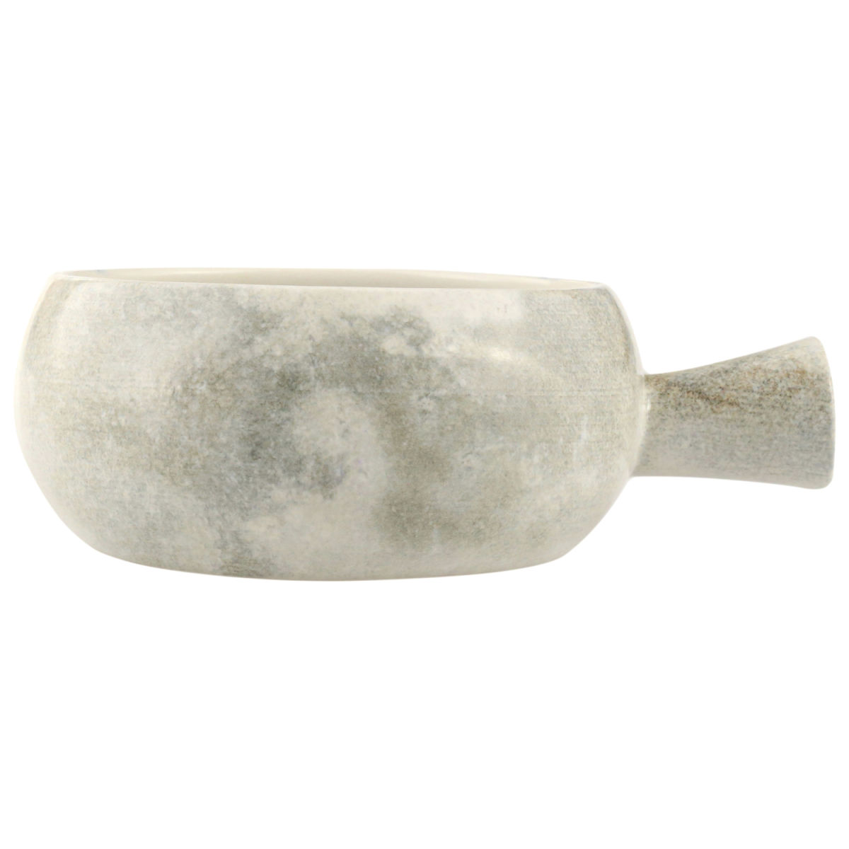 Ciotola Selene con manico Porland; 600 ml, 14x6.25 cm (ØxH); grigio/bianco; rotonda; 6 pz. / confezione