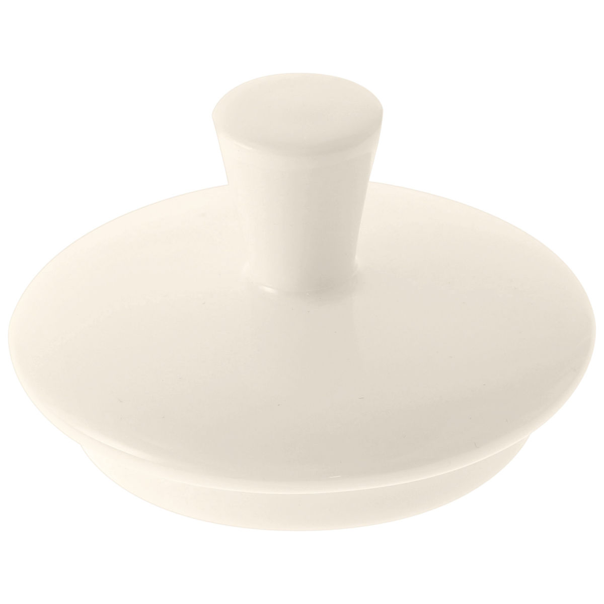 Coperchio sostitutivo per zuccheriera Skyline VEGA; bianco crema; rotonda; 6 pz. / confezione